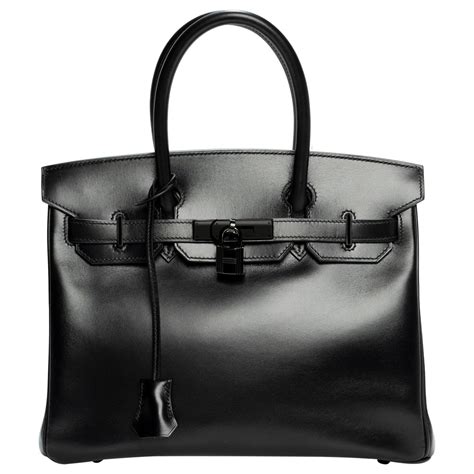 black patent leather hermes tote